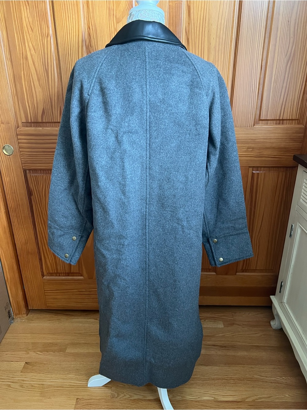 NWOT J Crew Long Barn Jacket™ in drapey wool blend - Picture 7 of 10
